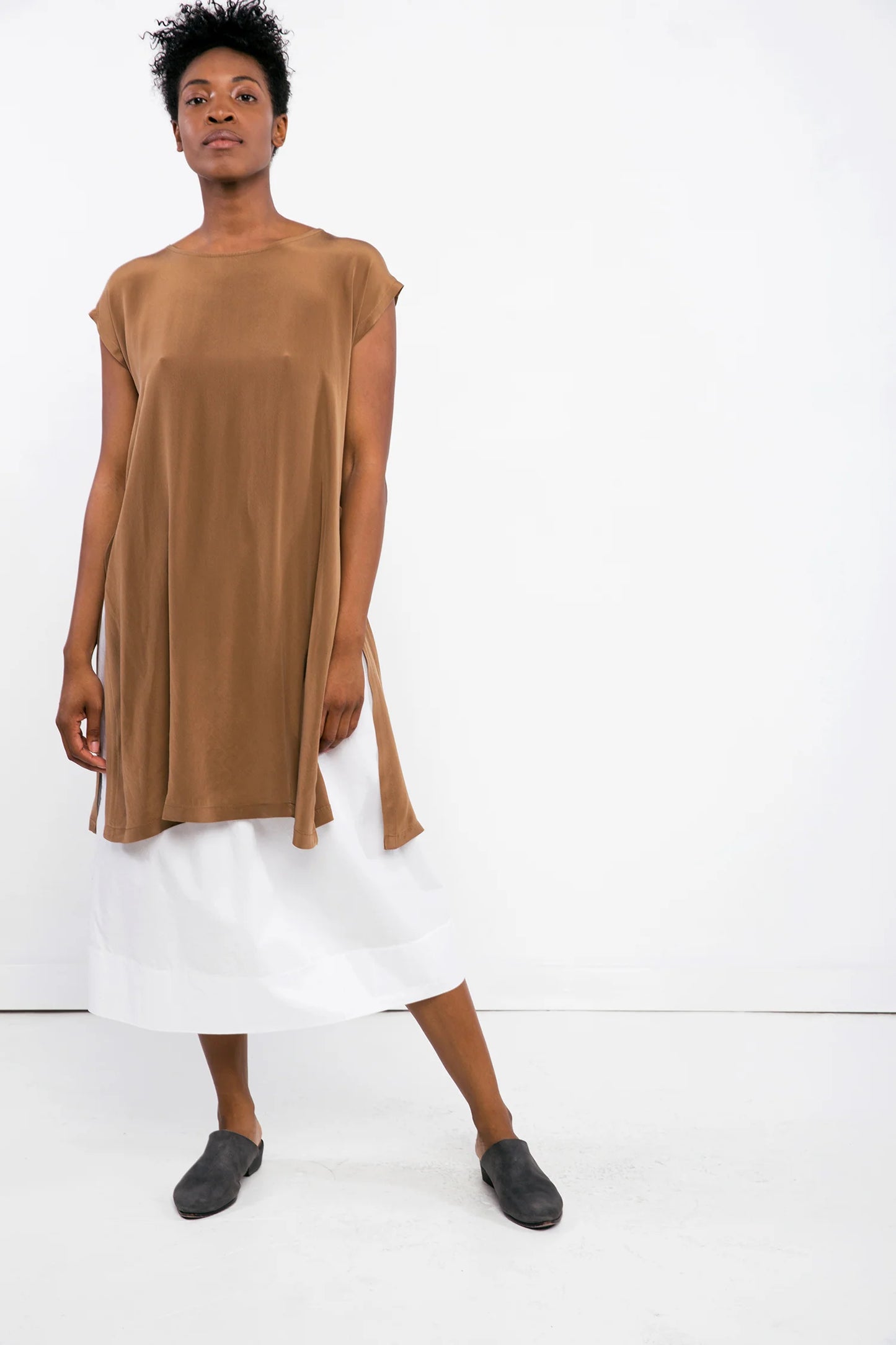 Josephine Tunic in Silk Crepe