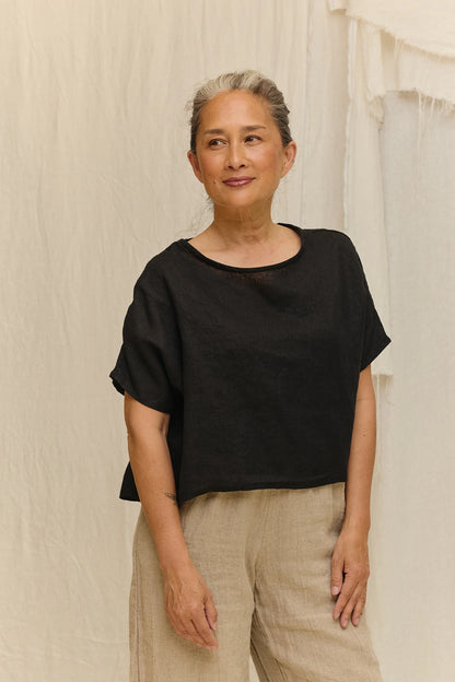 Linn Tee in Lightweight Linen