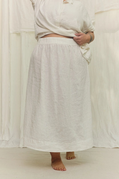 Bel Skirt in Lightweight Linen
