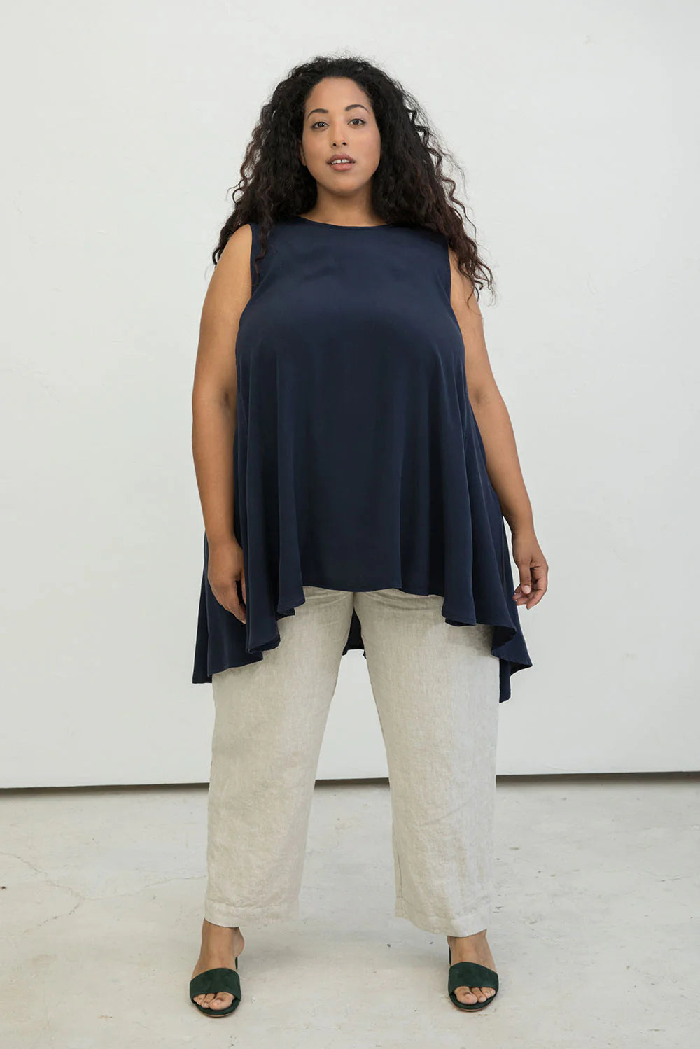 Harlow Tunic in Silk Crepe