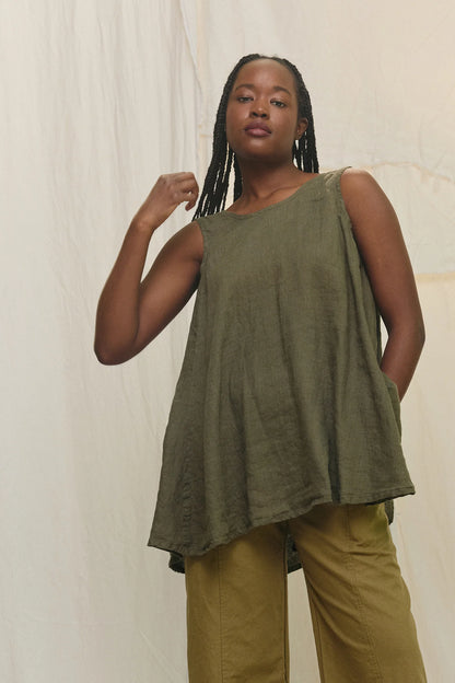 Harlow Tunic in Lightweight Linen