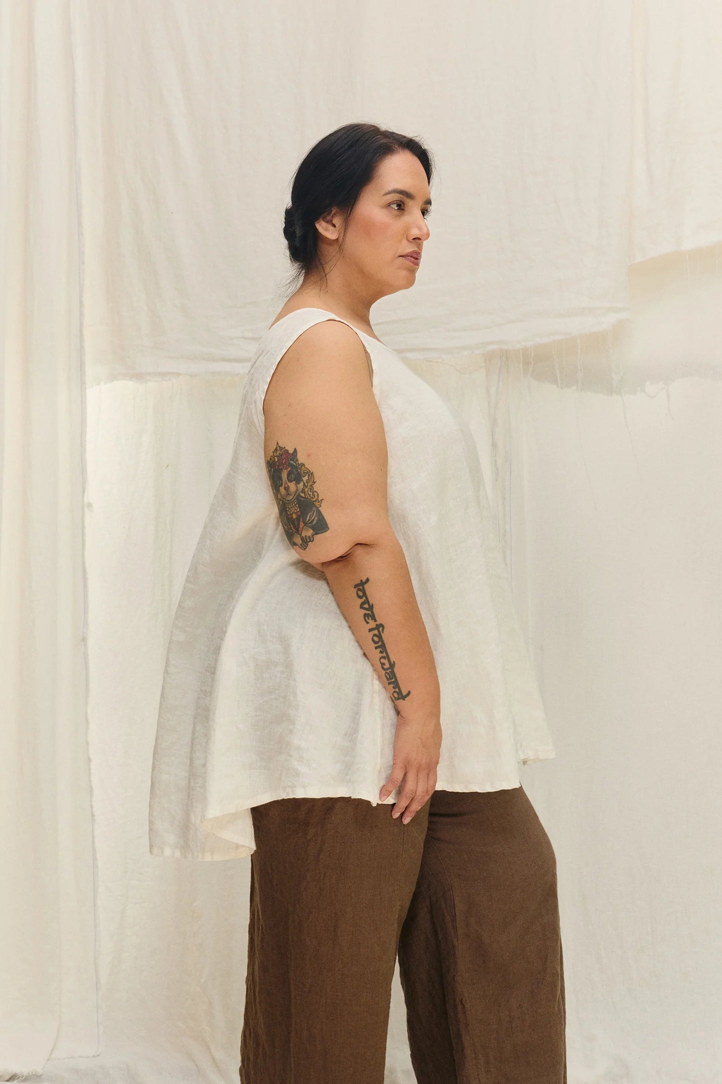 Harlow Tunic in Lightweight Linen