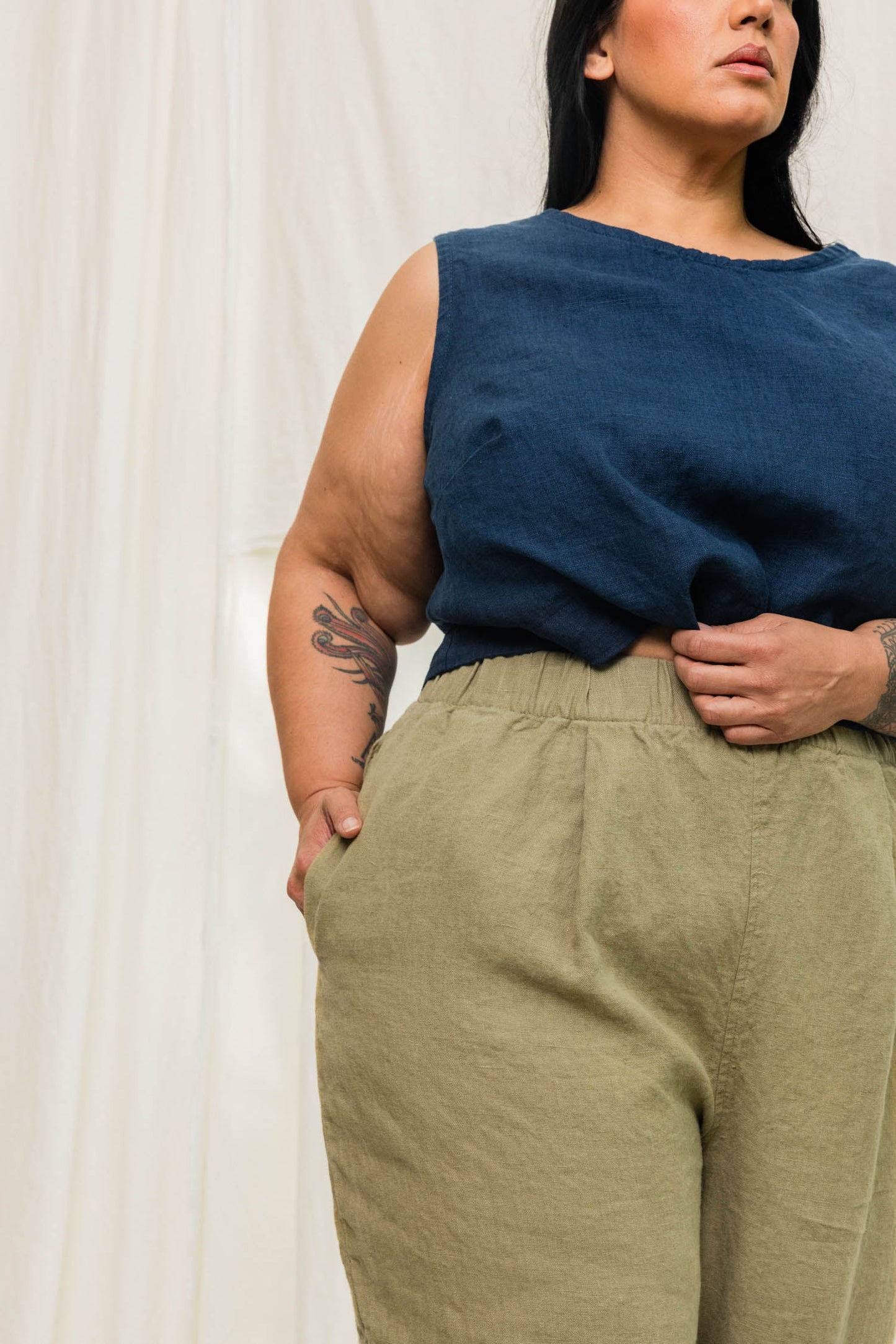 Midweight Linen | Pear