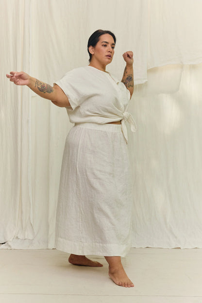 Bel Skirt in Lightweight Linen
