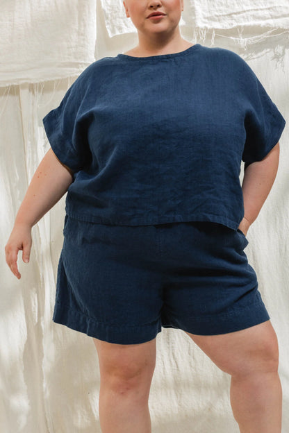 Midweight Linen | Indigo