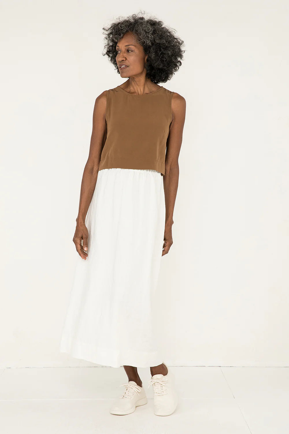 Petra Crop in Silk Crepe