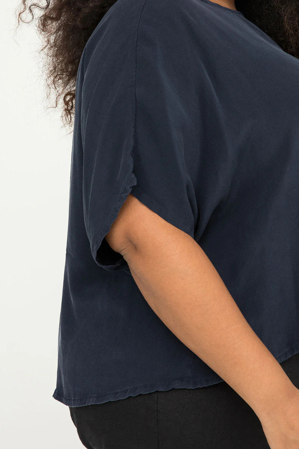 Linn Tee in Silk Crepe