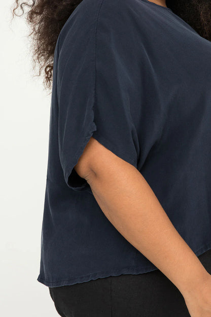 Linn Tee in Silk Crepe