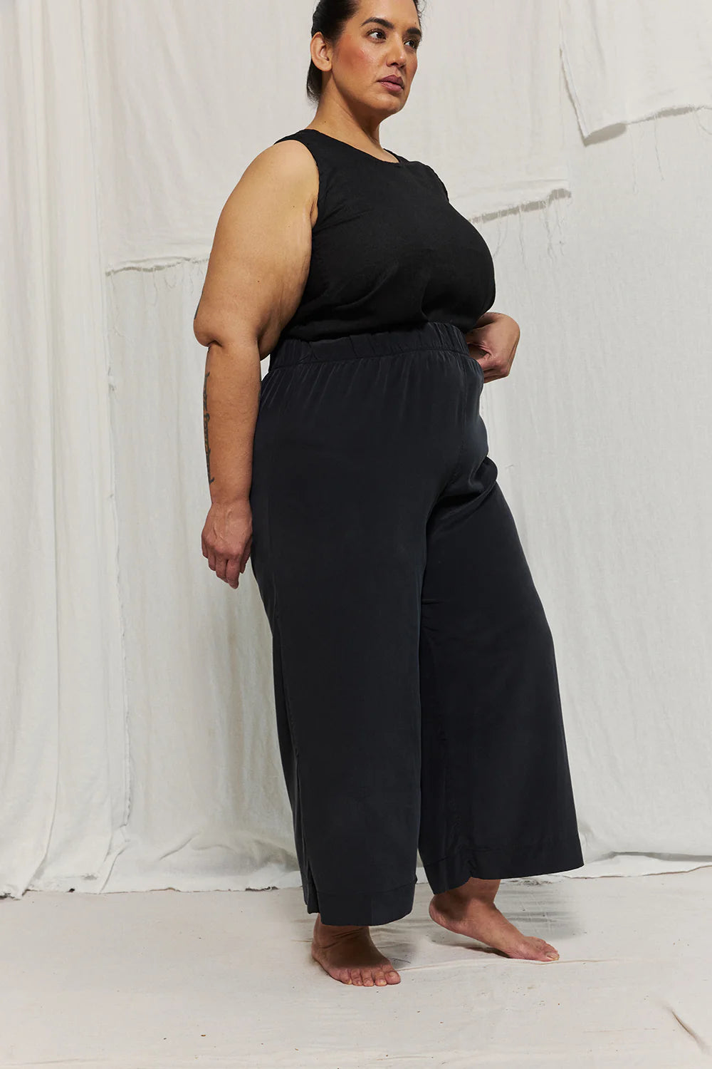 Florence Pant in Silk Crepe