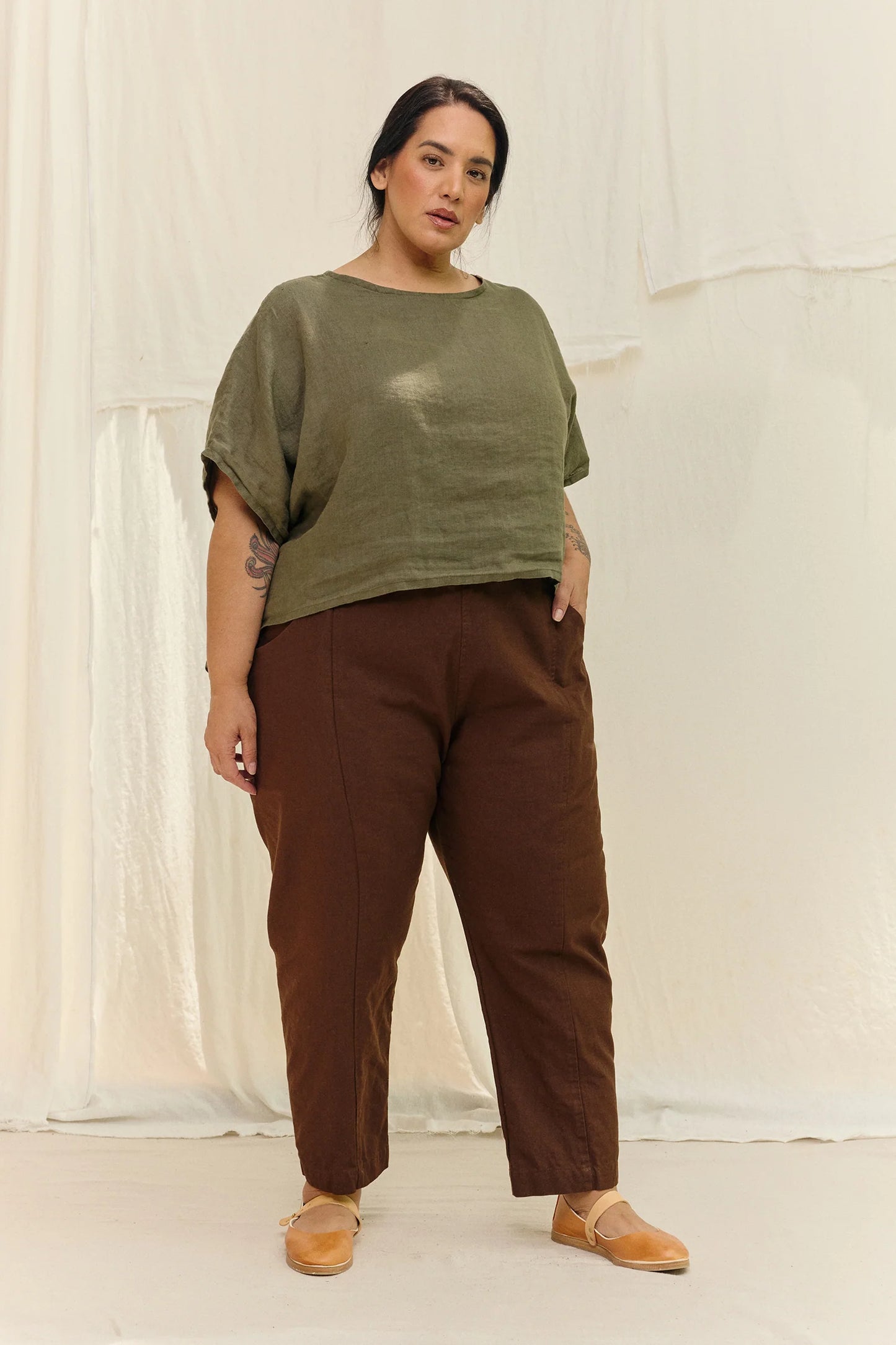 Linn Tee in Lightweight Linen
