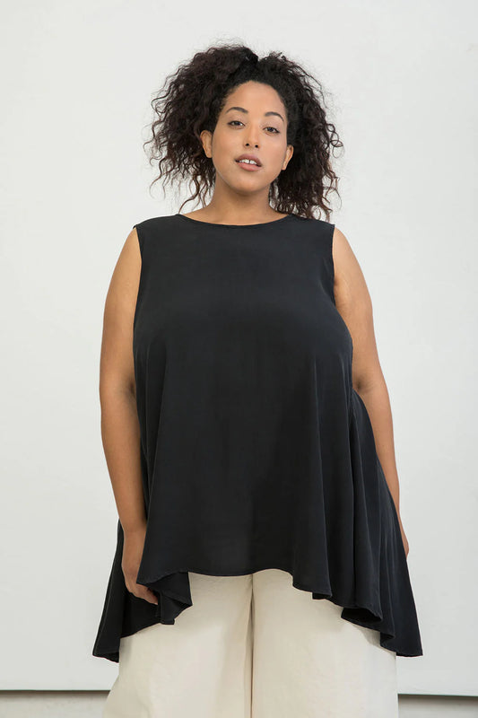 Harlow Tunic in Silk Crepe