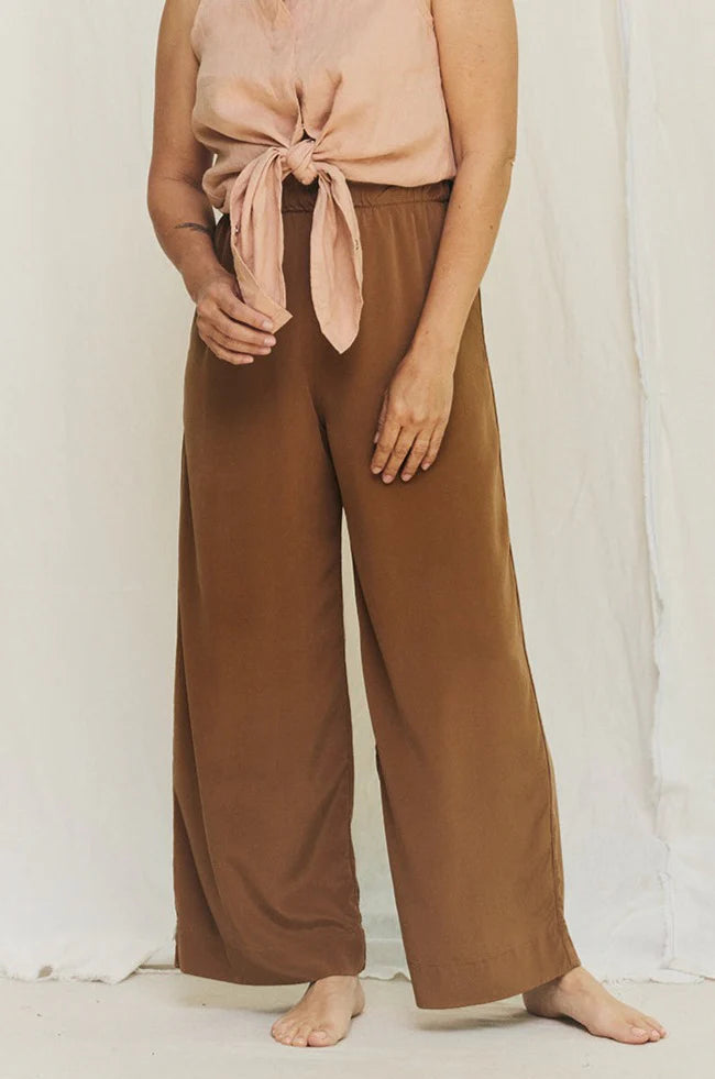 Florence Pant in Silk Crepe