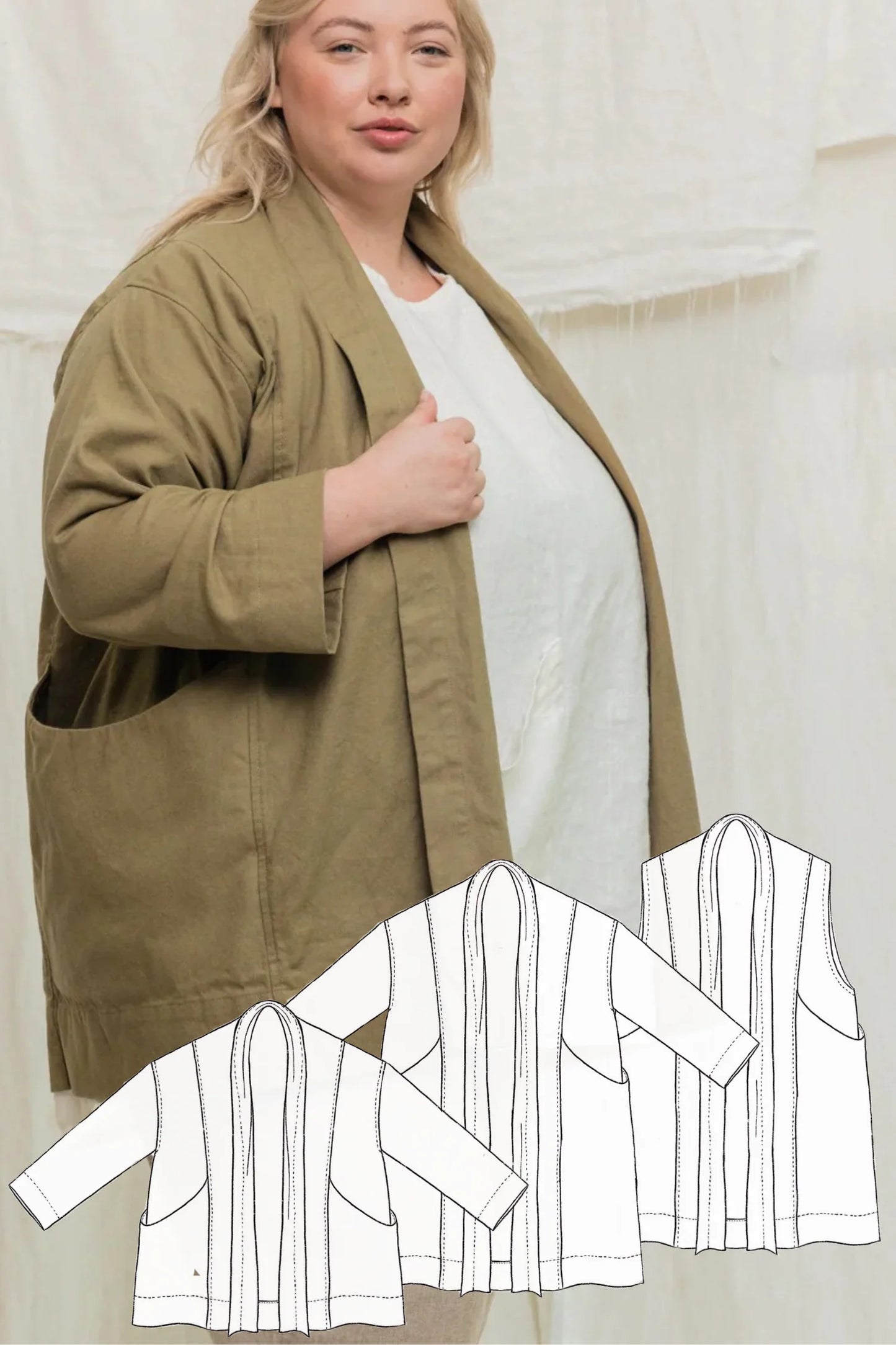 Clyde Outerwear Digital Sewing Pattern | Coming Soon, Join the Waitlist →