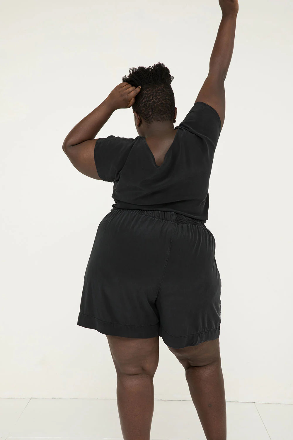 Florence Short in Silk Crepe