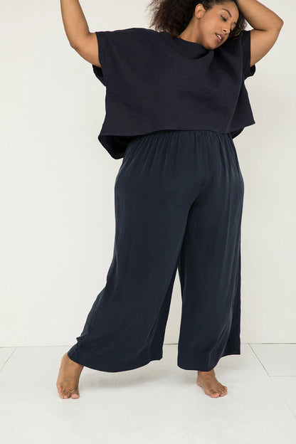 Florence Pant in Silk Crepe