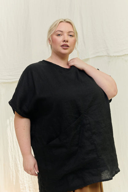 Harper Tunic in Lightweight Linen