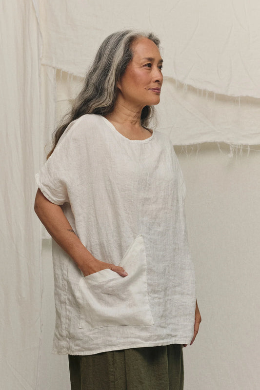 Harper Tunic in Lightweight Linen