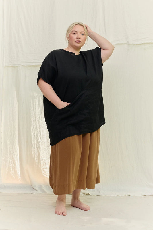 Harper Tunic in Lightweight Linen