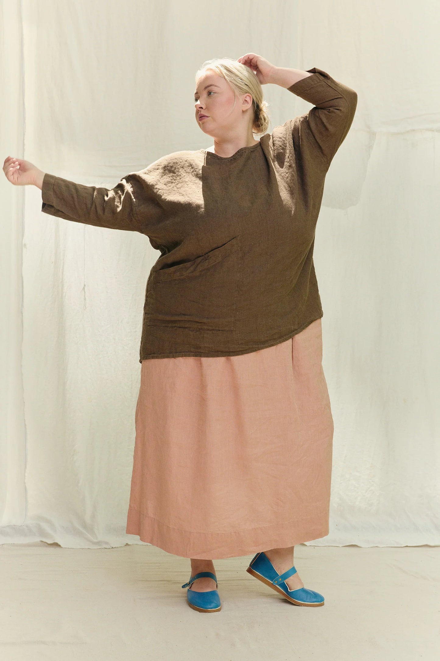 Bel Skirt in Lightweight Linen