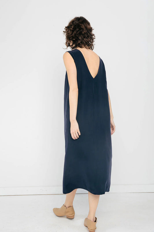 Marlena Midi in Silk Crepe