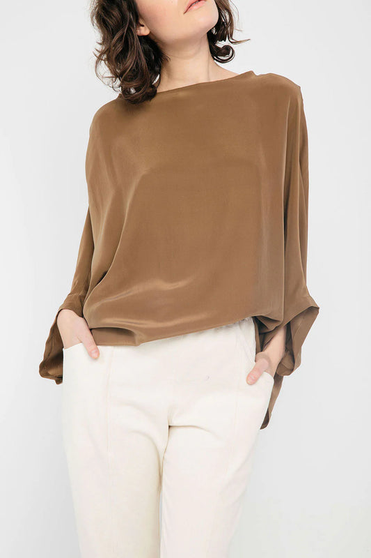 Artist Smock in Silk Crepe