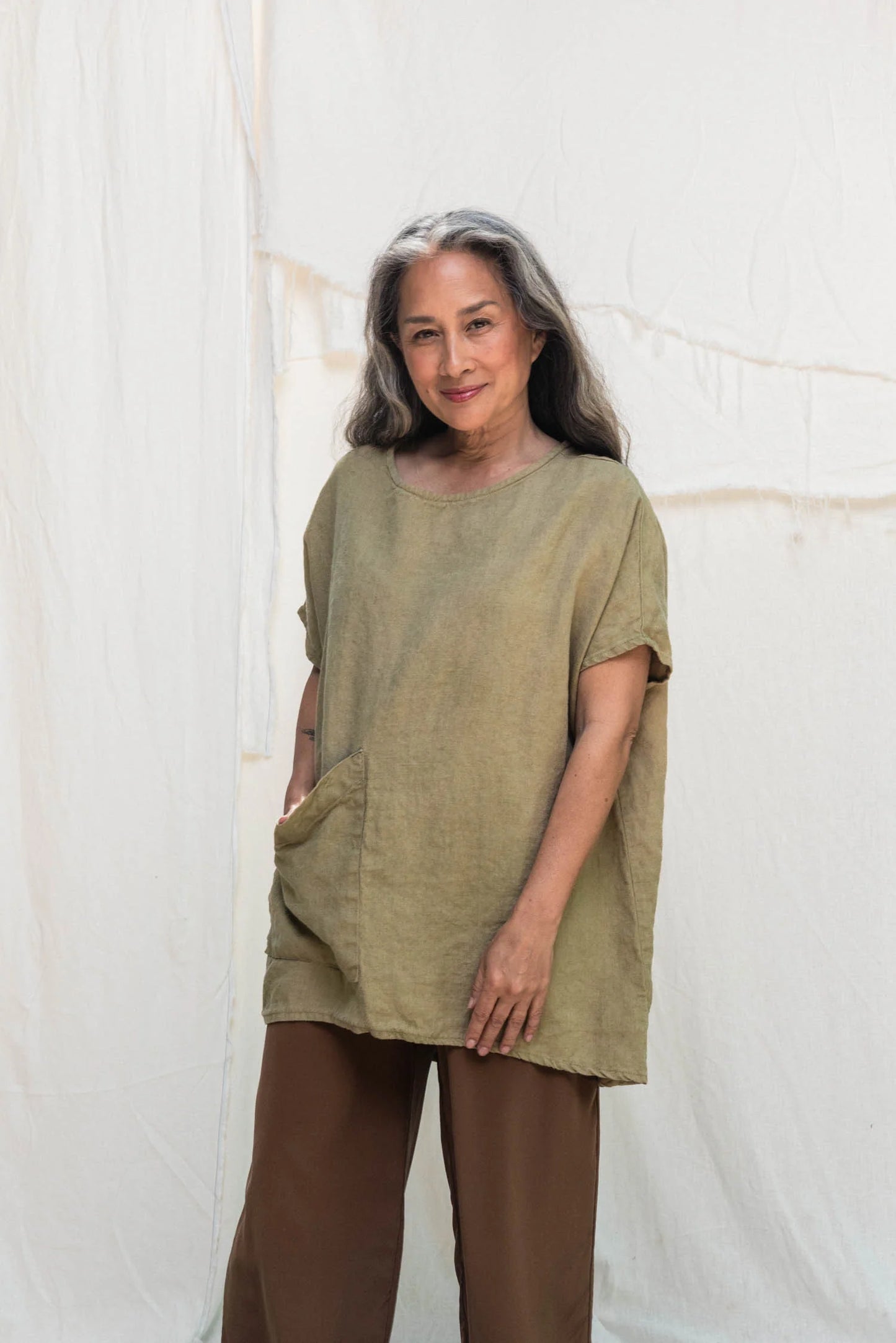 Midweight Linen | Pear