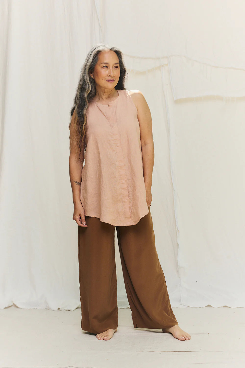 Florence Pant in Silk Crepe