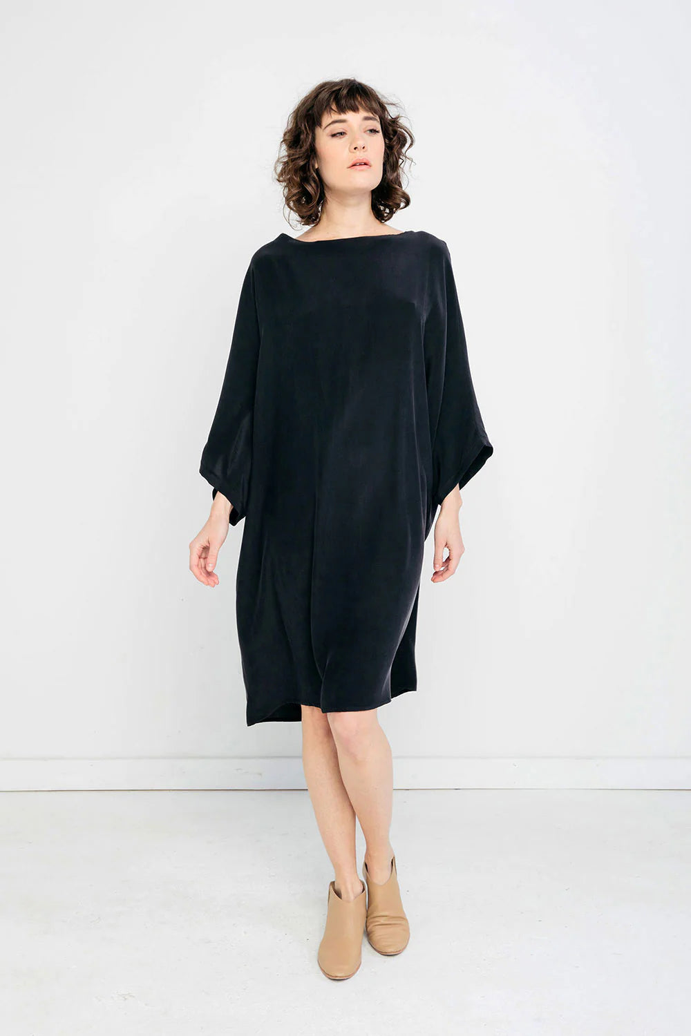 Artist Dress in Silk Crepe