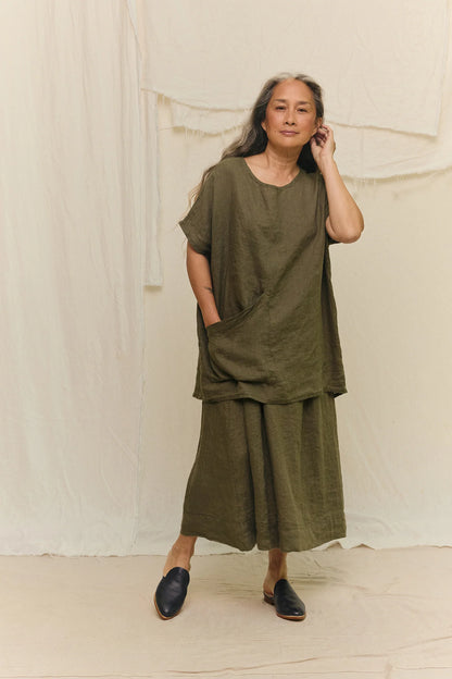 Harper Tunic in Lightweight Linen