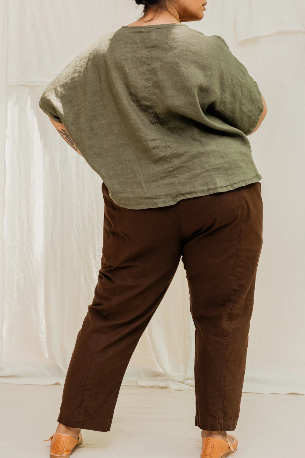 Clyde Work Pant in Organic Cotton Canvas, Umber, Size XXS-Short | Ready to Ship