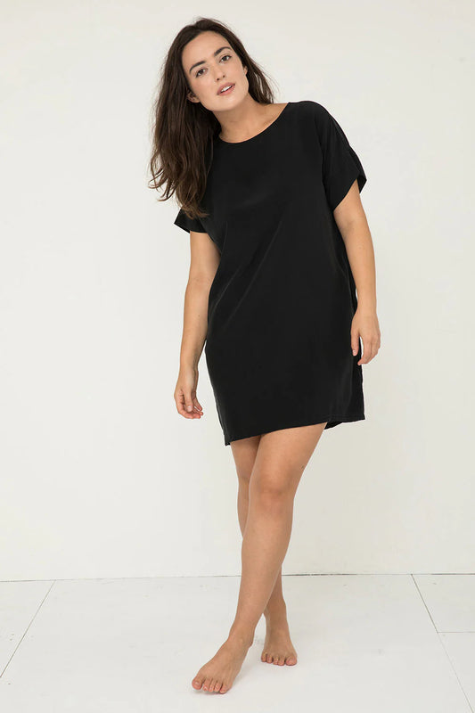 Georgia Dress in Silk Crepe