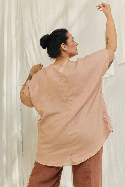 Harper Tunic in Lightweight Linen