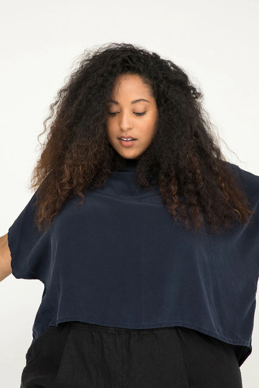 Linn Tee in Silk Crepe