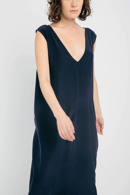 Marlena Midi in Silk Crepe
