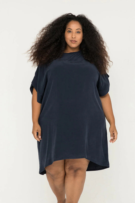 Georgia Dress in Silk Crepe