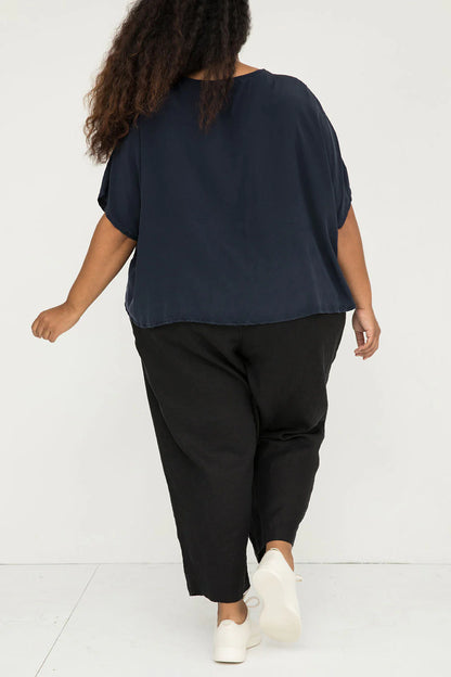 Linn Tee in Silk Crepe