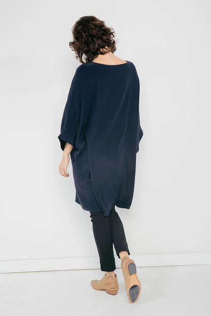 Artist Dress in Silk Crepe
