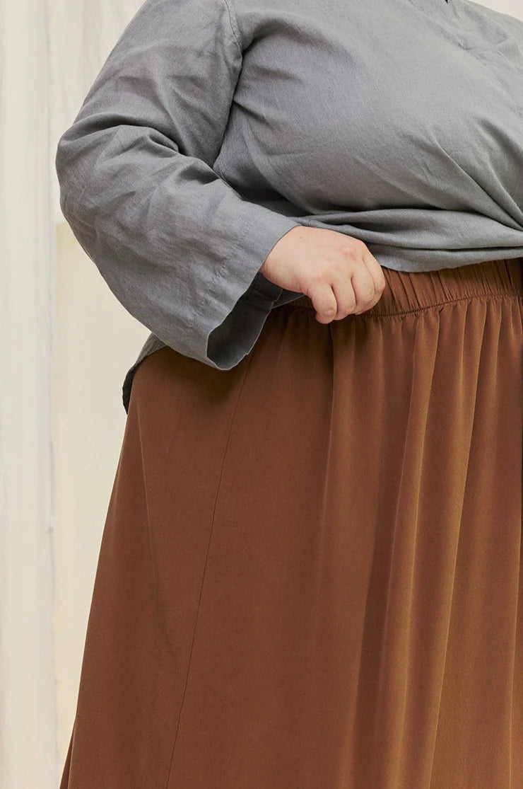 Bel Skirt in Silk Crepe