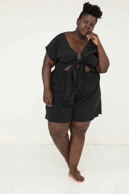 Florence Short in Silk Crepe
