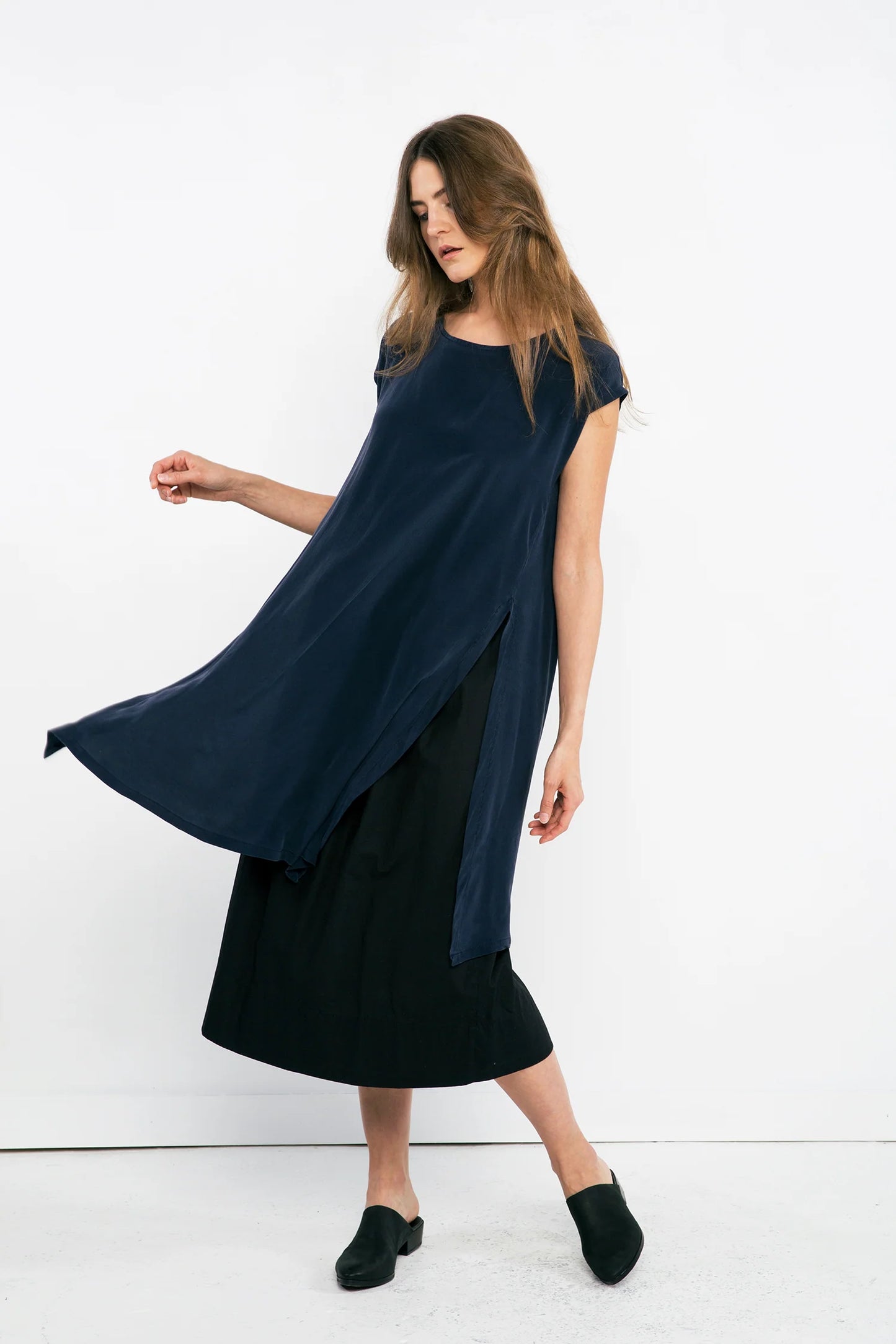 Josephine Tunic in Silk Crepe