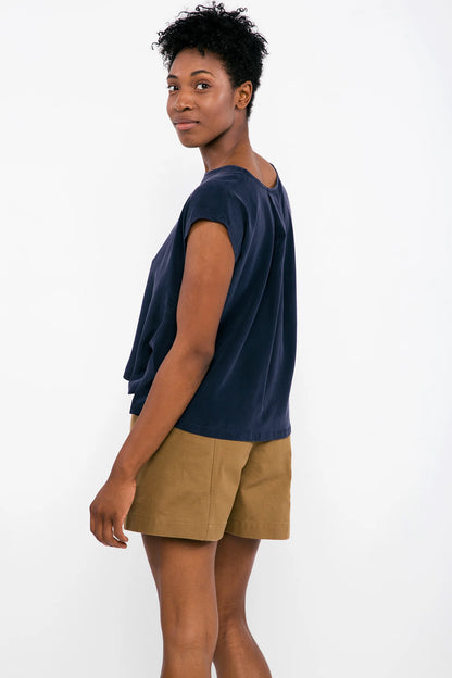 Josephine Shell in Silk Crepe