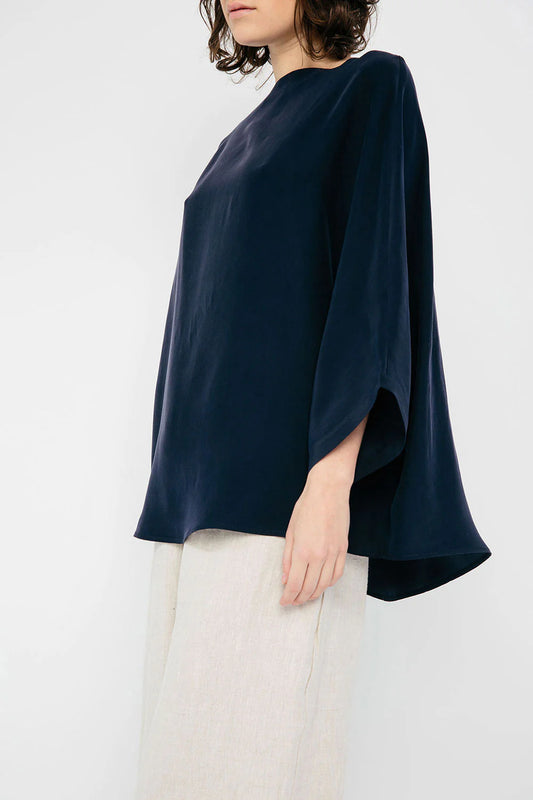 Artist Smock in Silk Crepe