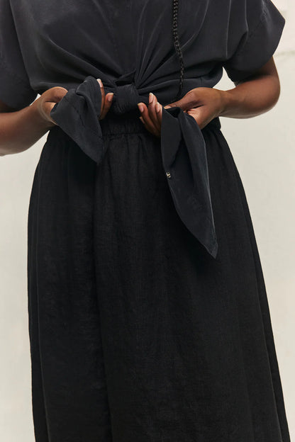 Georgia Snap Top in Silk Crepe