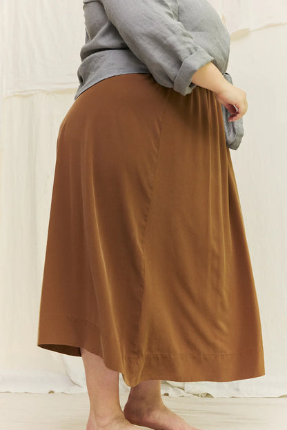 Bel Skirt in Silk Crepe