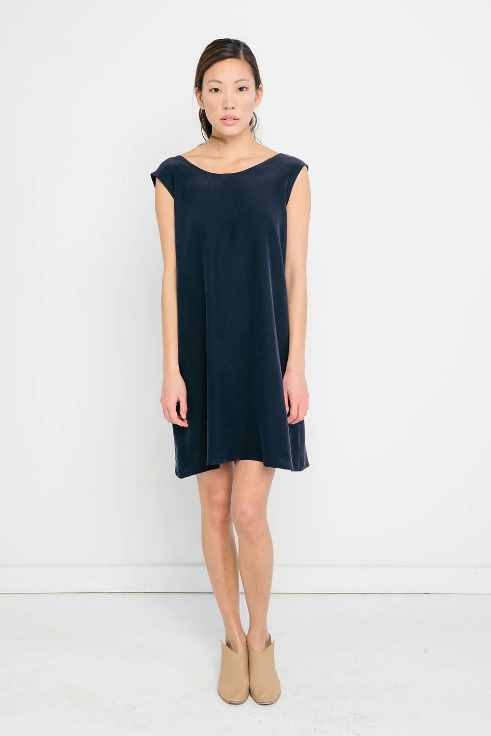 Marlena Dress in Silk Crepe