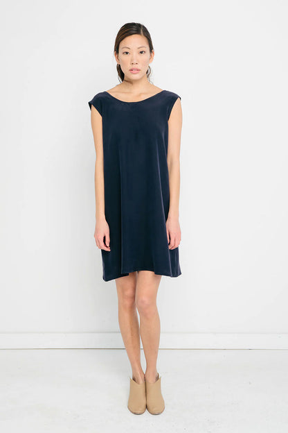 Marlena Dress in Silk Crepe