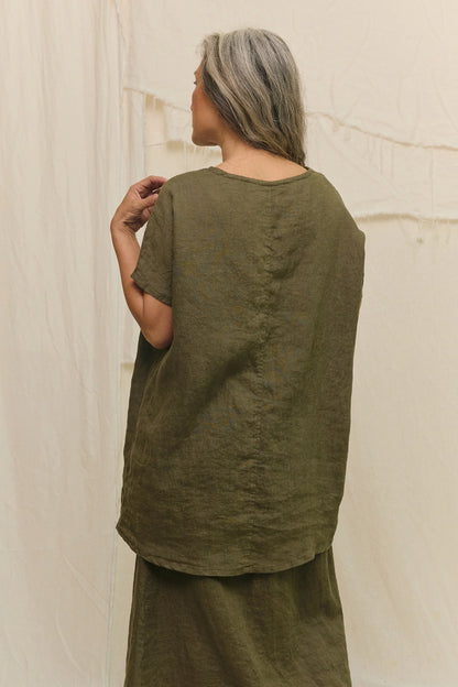 Harper Tunic in Lightweight Linen