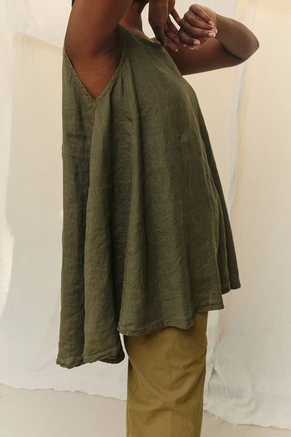 Harlow Tunic in Lightweight Linen