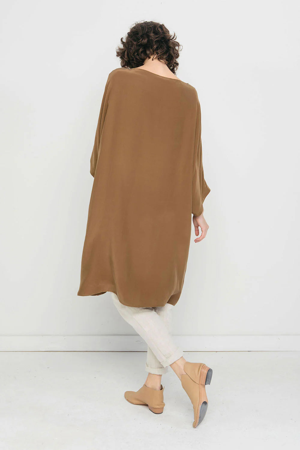 Artist Dress in Silk Crepe