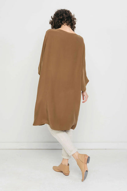 Artist Dress in Silk Crepe